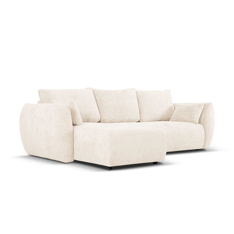 Matera 4-Sitzer Ecksofa, Linke Seite, aus Samt oder Chenille, 253x173x86 cm von Cosmopolitan Design – Bild 4