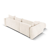 Matera 4-Sitzer Ecksofa, Linke Seite, aus Samt oder Chenille, 253x173x86 cm von Cosmopolitan Design – Bild 8