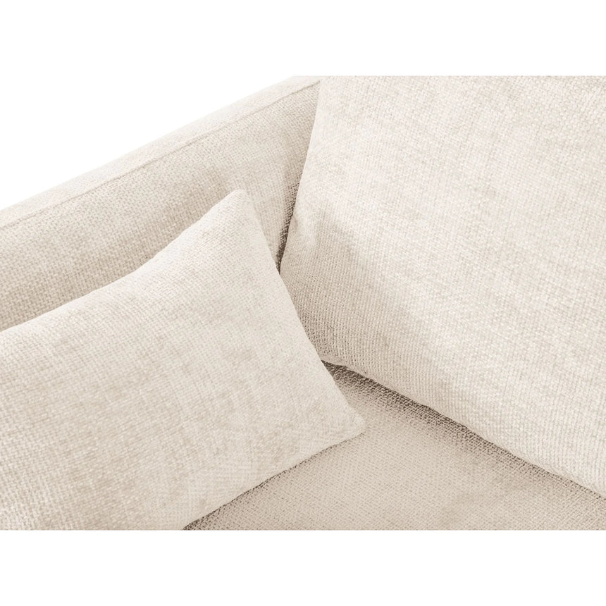 Matera 4-Sitzer Ecksofa, Linke Seite, aus Samt oder Chenille, 253x173x86 cm von Cosmopolitan Design – Bild 9