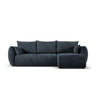 Matera 4-Sitzer Ecksofa, Rechte Seite, aus Chenille in Königsblau (Haga 86), 253x173x86 cm von Cosmopolitan Design – Bild 1