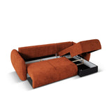 Matera 4-Sitzer Ecksofa, Rechte Seite, aus Chenille in Terrakotta (Haga 44), 253x173x86 cm von Cosmopolitan Design – Bild 6