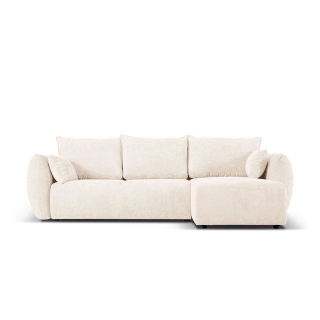 Matera 4-Sitzer Ecksofa, Rechte Seite, aus Samt oder Chenille, 253x173x86 cm von Cosmopolitan Design – Bild 1