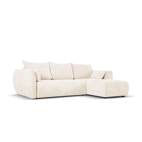 Matera 4-Sitzer Ecksofa, Rechte Seite, aus Samt oder Chenille, 253x173x86 cm von Cosmopolitan Design – Bild 3