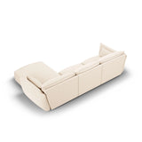 Matera 4-Sitzer Ecksofa, Rechte Seite, aus Samt oder Chenille, 308x171x85 cm von Cosmopolitan Design – Bild 4