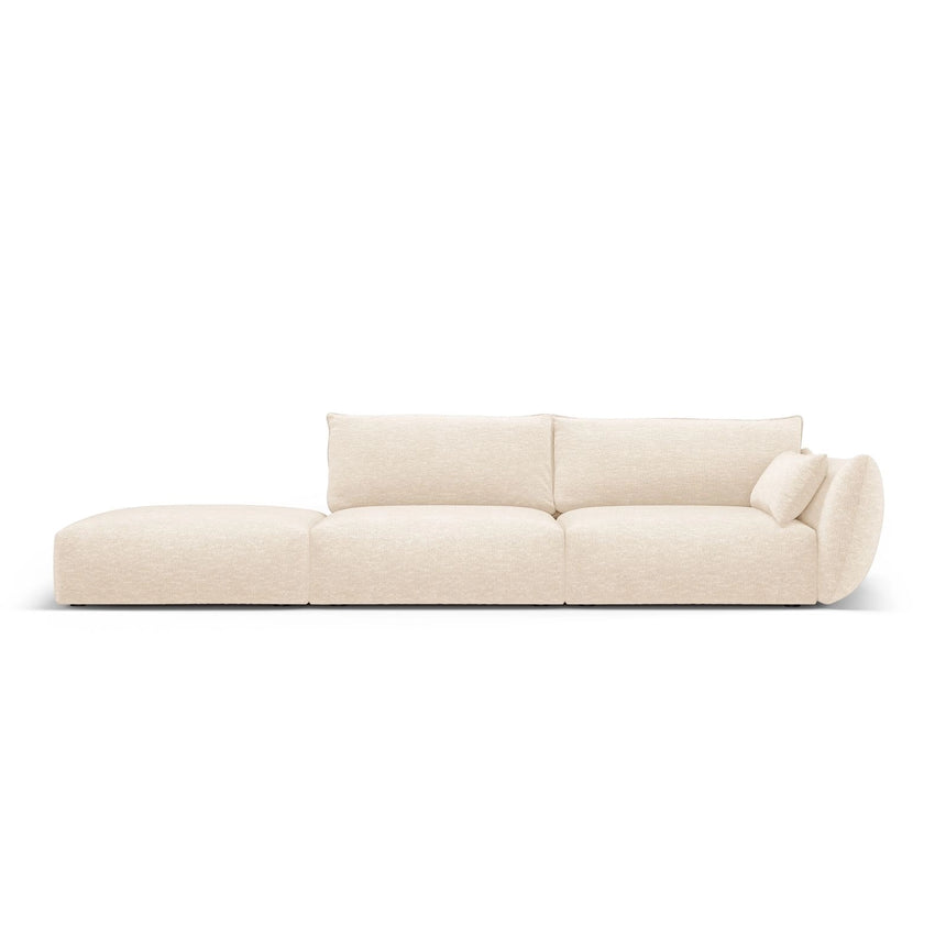 Matera 4-Sitzer Sofa, Linksseitig, aus Chenille, 264x110x85 cm von Cosmopolitan Design – Bild 1