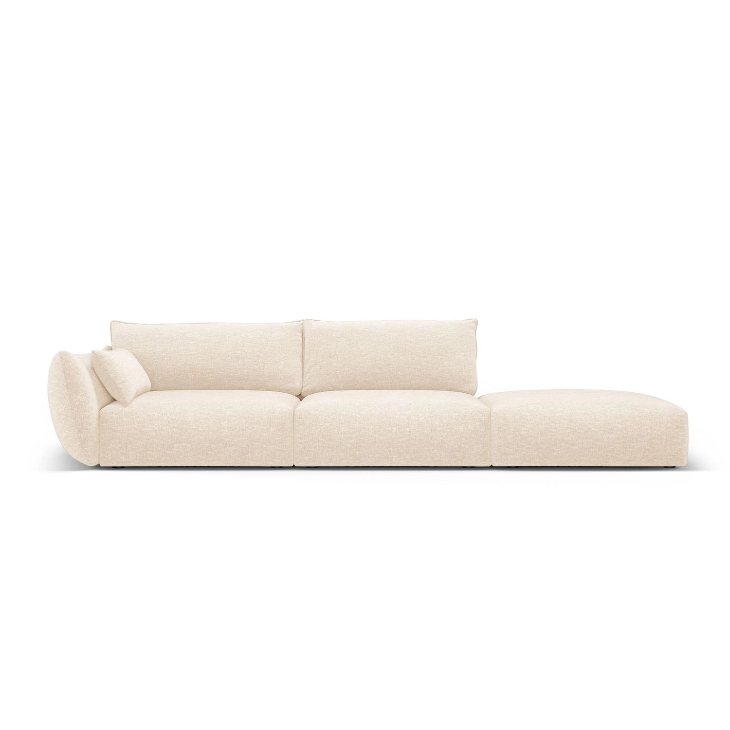Matera 4-Sitzer Sofa, Rechtsseitig, aus Chenille, 264x110x85 cm von Cosmopolitan Design – Bild 1
