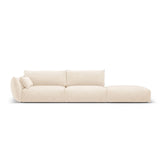Matera 4-Sitzer Sofa, Rechtsseitig, aus Chenille, 264x110x85 cm von Cosmopolitan Design – Bild 1