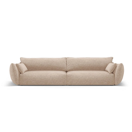 Matera 4-Sitzer Sofa aus Chenille in Beige (Haga 30), 248x110x85 cm von Cosmopolitan Design – Bild 1