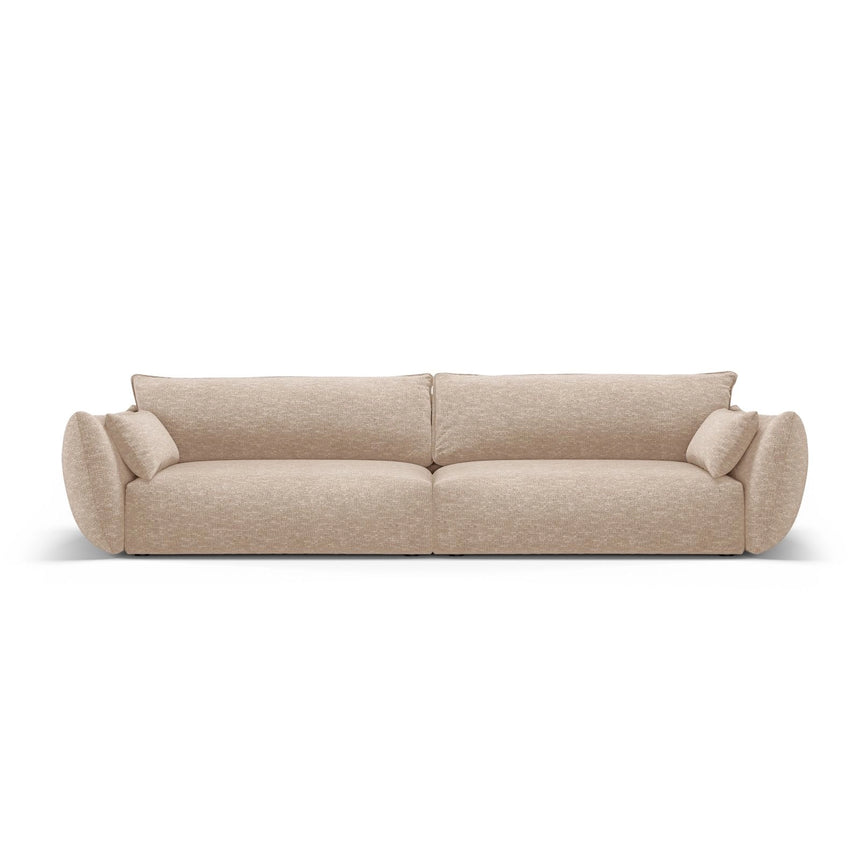 Matera 4-Sitzer Sofa aus Chenille in Beige (Haga 30), 248x110x85 cm von Cosmopolitan Design – Bild 1