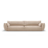 Matera 4-Sitzer Sofa aus Chenille in Beige (Haga 30), 248x110x85 cm von Cosmopolitan Design – Bild 1