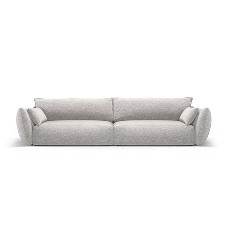 Matera 4-Sitzer Sofa aus Chenille in Hellgrau (Haga 06), 248x110x85 cm von Cosmopolitan Design – Bild 1