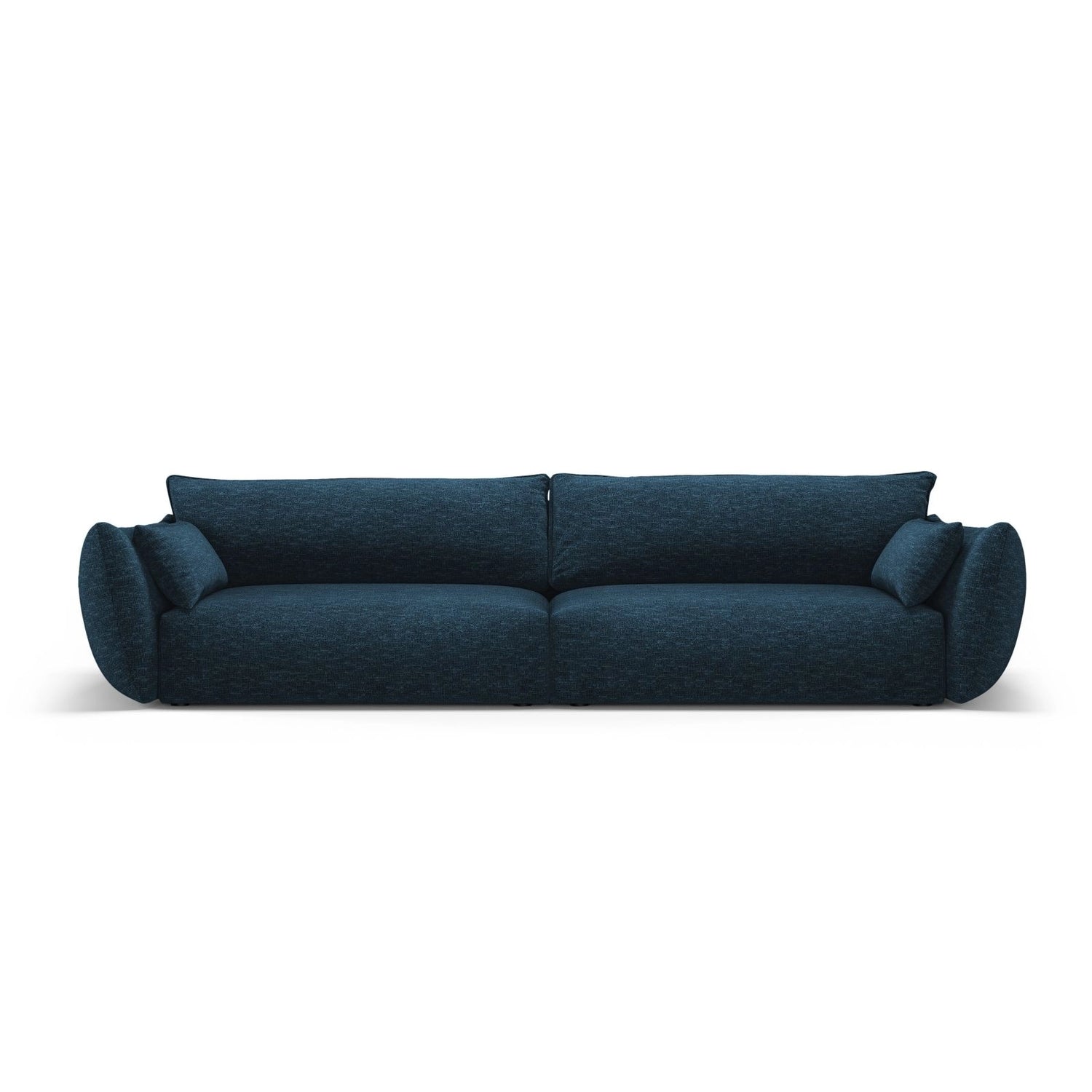 Matera 4-Sitzer Sofa aus Chenille in Königsblau (Haga 86), 248x110x85 cm von Cosmopolitan Design – Bild 1