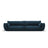 Matera 4-Sitzer Sofa aus Chenille in Königsblau (Haga 86), 248x110x85 cm von Cosmopolitan Design – Bild 1