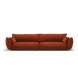 Matera 4-Sitzer Sofa aus Chenille in Terrakotta (Haga 44), 248x110x85 cm von Cosmopolitan Design – Bild 1