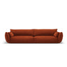 Matera 4-Sitzer Sofa aus Chenille in Terrakotta (Haga 44), 248x110x85 cm von Cosmopolitan Design – Bild 1