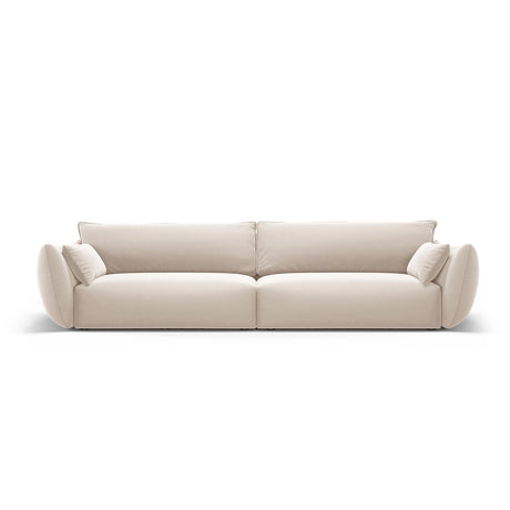 Matera 4-Sitzer Sofa aus Samt in Beige (Salvador 1), 248x110x85 cm von Cosmopolitan Design – Bild 1