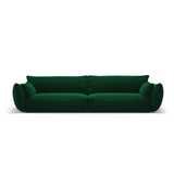 Matera 4-Sitzer Sofa aus Samt in Flaschengrün (Salvador 7), 248x110x85 cm von Cosmopolitan Design – Bild 1
