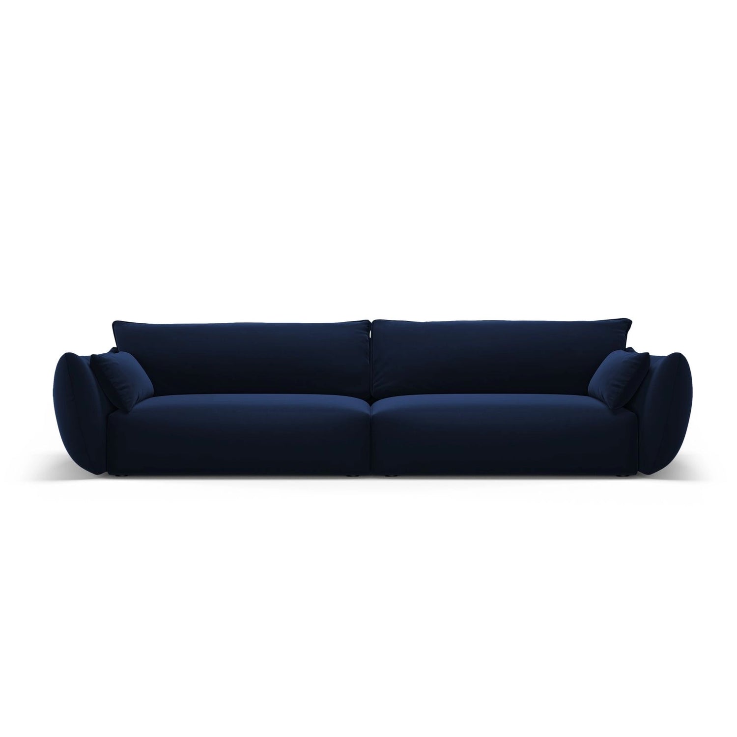 Matera 4-Sitzer Sofa aus Samt in Königsblau (Salvador 5), 248x110x85 cm von Cosmopolitan Design – Bild 1