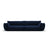 Matera 4-Sitzer Sofa aus Samt in Königsblau (Salvador 5), 248x110x85 cm von Cosmopolitan Design – Bild 1