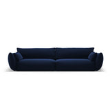 Matera 4-Sitzer Sofa aus Samt in Königsblau (Salvador 5), 248x110x85 cm von Cosmopolitan Design – Bild 1