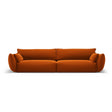 Matera 4-Sitzer Sofa aus Samt in Terrakotta (Salvador 14), 248x110x85 cm von Cosmopolitan Design – Bild 1