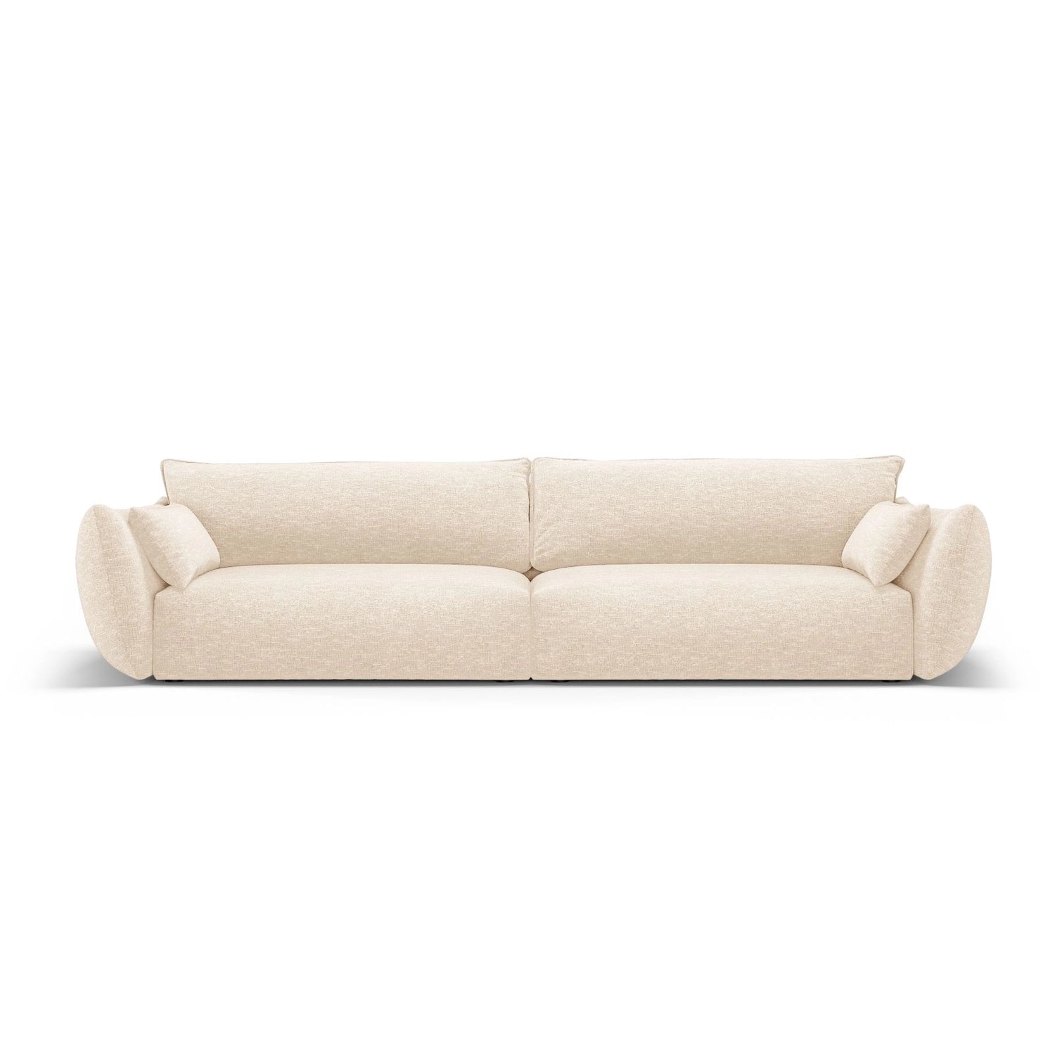 Matera 4-Sitzer Sofa aus Samt oder Chenille, 248x110x85 cm von Cosmopolitan Design – Bild 1