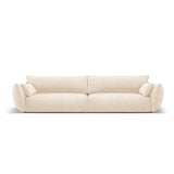 Matera 4-Sitzer Sofa aus Samt oder Chenille, 248x110x85 cm von Cosmopolitan Design – Bild 1