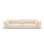 Matera 4-Sitzer Sofa aus Samt oder Chenille, 248x110x85 cm von Cosmopolitan Design – Bild 1