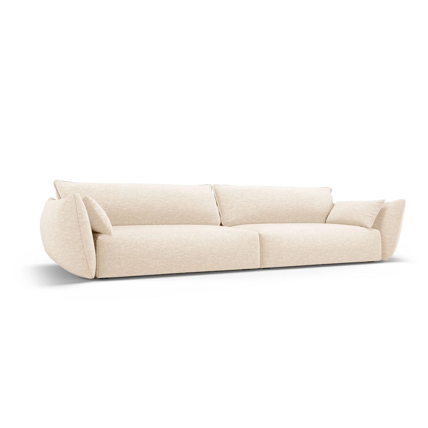 Matera 4-Sitzer Sofa aus Samt oder Chenille, 248x110x85 cm von Cosmopolitan Design – Bild 3