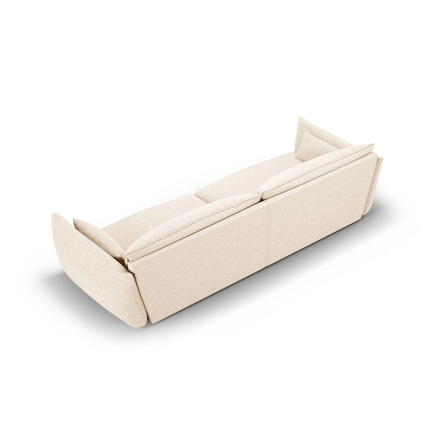 Matera 4-Sitzer Sofa aus Samt oder Chenille, 248x110x85 cm von Cosmopolitan Design – Bild 4