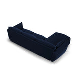 Matera 5-Sitzer Ecksofa, Linke Seite, aus Samt in Königsblau (Salvador 5), 280x171x85 cm von Cosmopolitan Design – Bild 3