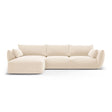 Matera 5-Sitzer Ecksofa, Linke Seite, aus Samt oder Chenille, 280x171x85 cm von Cosmopolitan Design – Bild 1