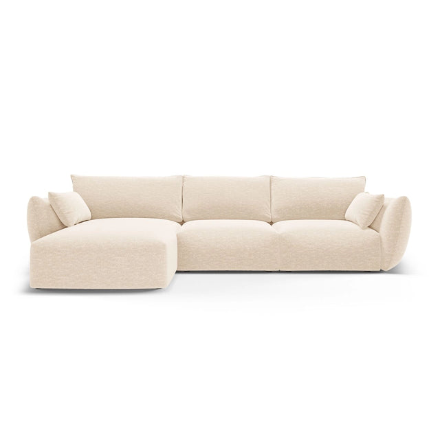 Matera 5-Sitzer Ecksofa, Linke Seite, aus Samt oder Chenille, 280x171x85 cm von Cosmopolitan Design – Bild 1