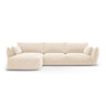 Matera 5-Sitzer Ecksofa, Linke Seite, aus Samt oder Chenille, 280x171x85 cm von Cosmopolitan Design – Bild 1