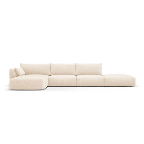 Matera 5-Sitzer Ecksofa, Linke Seite, aus Samt oder Chenille, 364x171x85 cm von Cosmopolitan Design – Bild 1
