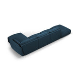Matera 5-Sitzer Ecksofa, Rechte Seite, aus Chenille in Königsblau (Haga 86), 364x171x85 cm von Cosmopolitan Design – Bild 4