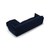 Matera 5-Sitzer Ecksofa, Rechte Seite, aus Samt in Königsblau (Salvador 5), 280x171x85 cm von Cosmopolitan Design – Bild 3