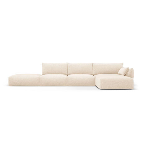 Matera 5-Sitzer Ecksofa, Rechte Seite, aus Samt oder Chenille, 364x171x85 cm von Cosmopolitan Design – Bild 1