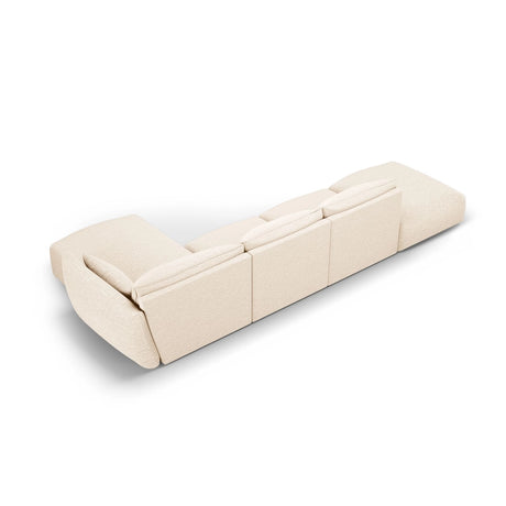 Matera 5-Sitzer Ecksofa, Rechte Seite, aus Samt oder Chenille, 364x171x85 cm von Cosmopolitan Design – Bild 4