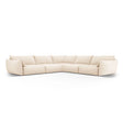 Matera 7-Sitzer Ecksofa, Symmetrisch, aus Samt oder Chenille, 286x286 cm von Cosmopolitan Design – Bild 1