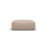 Matera Pouf aus Chenille in Beige (Haga 30), 100x80x36 cm von Cosmopolitan Design – Bild 3