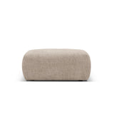 Matera Pouf aus Chenille in Beige (Haga 30), 86x68x40 cm von Cosmopolitan Design – Bild 3