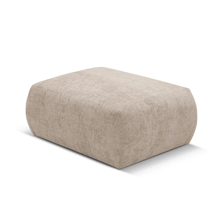 Matera Pouf aus Chenille in Beige (Haga 30), 86x68x40 cm von Cosmopolitan Design – Bild 4