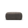 Matera Pouf aus Chenille in Grau (Haga 16), 86x68x40 cm von Cosmopolitan Design – Bild 3