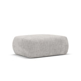 Matera Pouf aus Chenille in Hellgrau (Haga 06), 86x68x40 cm von Cosmopolitan Design – Bild 1