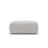 Matera Pouf aus Chenille in Hellgrau (Haga 06), 86x68x40 cm von Cosmopolitan Design – Bild 3