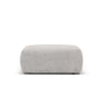 Matera Pouf aus Chenille in Hellgrau (Haga 06), 86x68x40 cm von Cosmopolitan Design – Bild 3