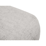 Matera Pouf aus Chenille in Hellgrau (Haga 06), 86x68x40 cm von Cosmopolitan Design – Bild 5