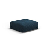 Matera Pouf aus Chenille in Königsblau (Haga 86), 100x80x36 cm von Cosmopolitan Design – Bild 1