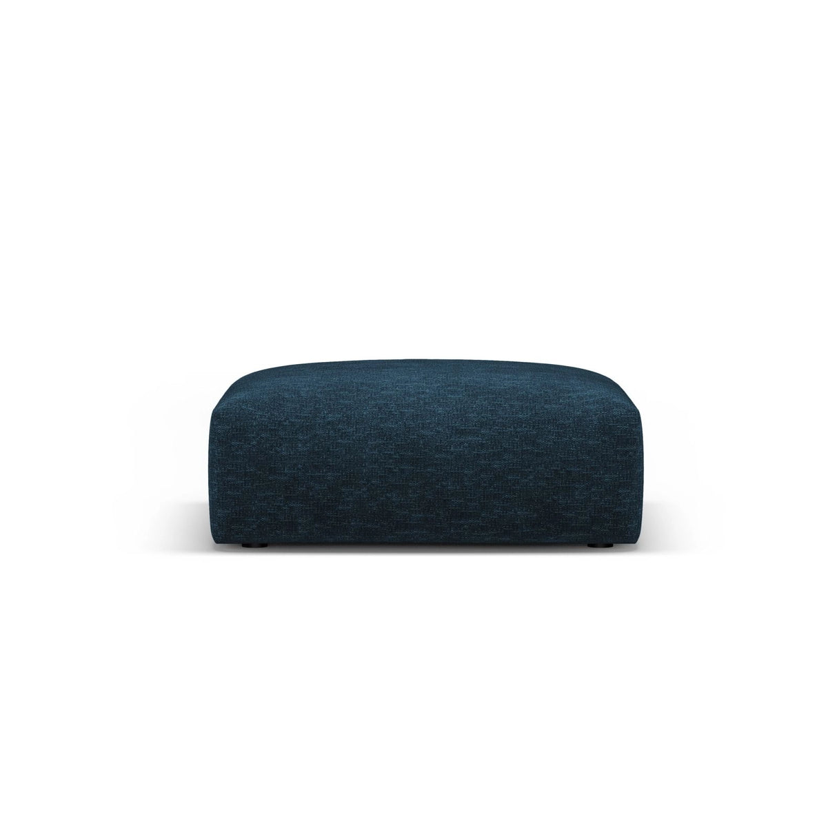 Matera Pouf aus Chenille in Königsblau (Haga 86), 100x80x36 cm von Cosmopolitan Design – Bild 3